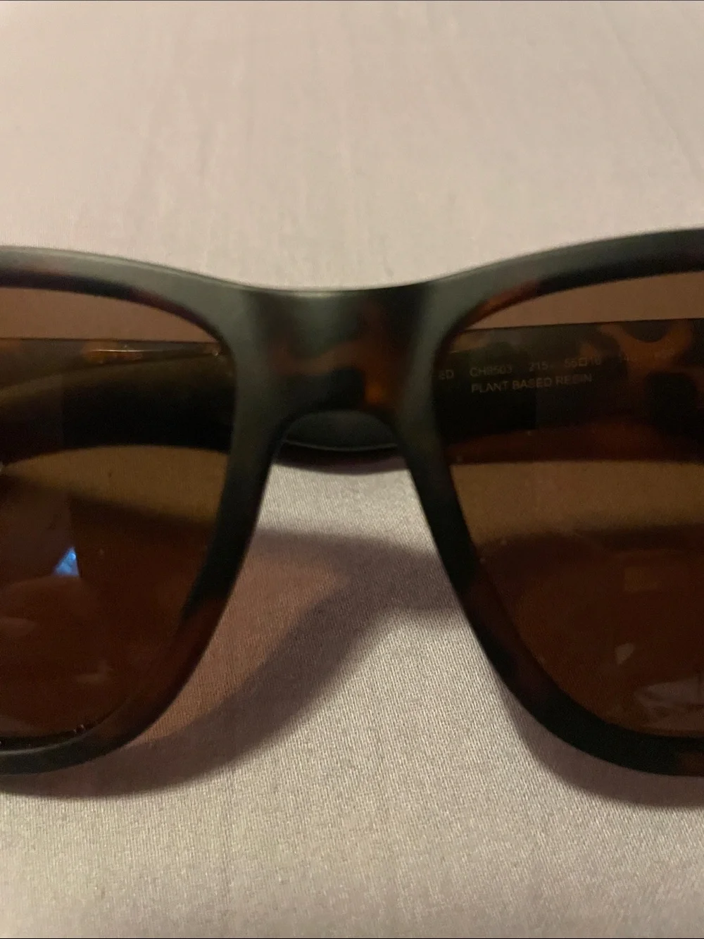 Cole Haan Tortoise Frame Sunglasses with Brown Lenses